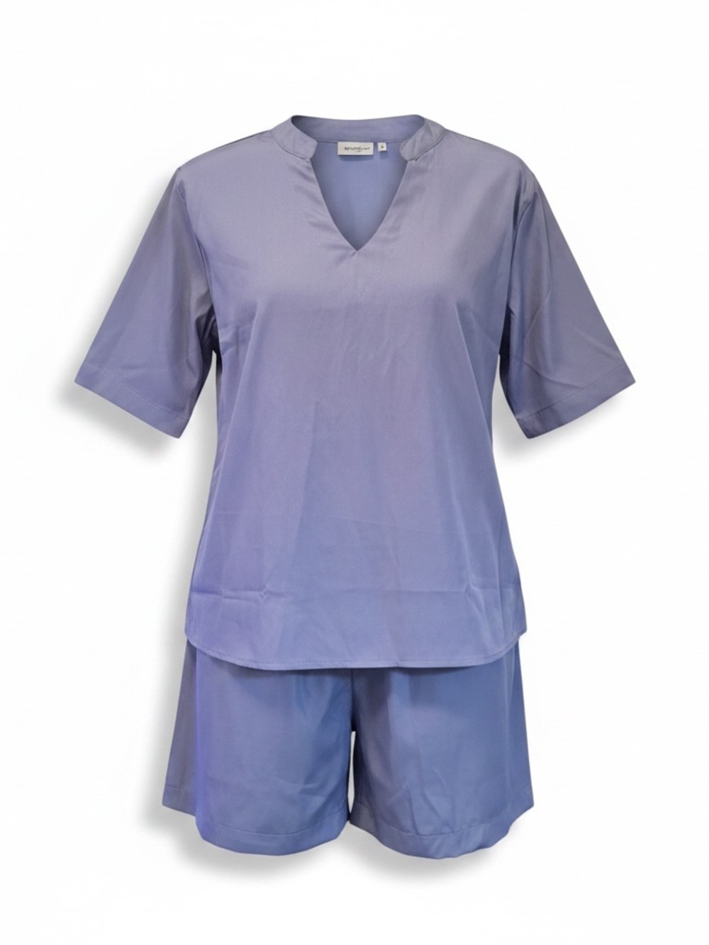 Women's Athletic Shorts Set in Lavender - Brand: